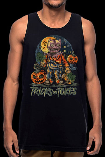 StonerDays Trick or Tokes Tank Top - StonerDays Trick or Tokes Tank Top