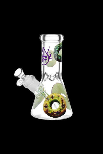 Pulsar Forbidden Donuts Design Series Glass Beaker Water Pipe - Pulsar Forbidden Donuts Design Series Glass Beaker Water Pipe