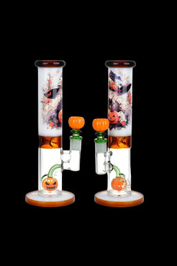 Pulsar Anime Halloween Straight Tube Glass Water Pipe