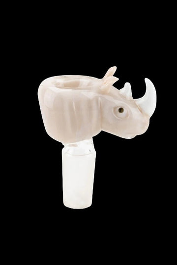 Empire Glassworks White Rhino Bong Bowl - Empire Glassworks White Rhino Bong Bowl