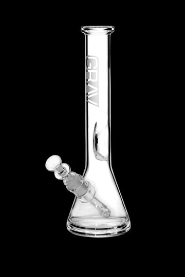 GRAV® Medium Clear Beaker Base Water Pipe - GRAV® Medium Clear Beaker Base Water Pipe