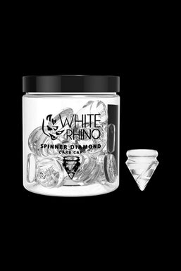 White Rhino Glass Spinner Diamond Carb Cap – 15ct