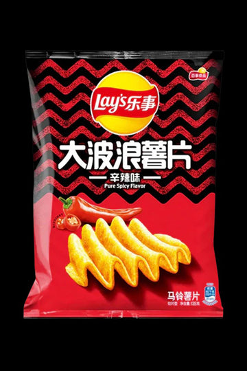 Lay's Chips - Wavy Pure Spicy - Lay's Chips - Wavy Pure Spicy