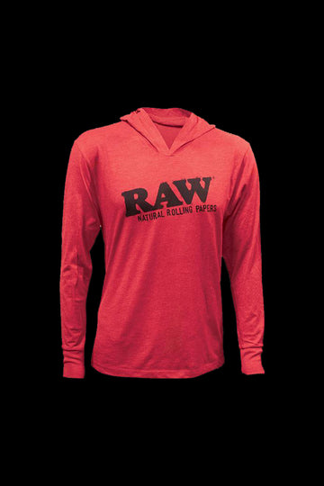 RAW Heather Red Lightweight Hoodie - RAW Heather Red Lightweight Hoodie