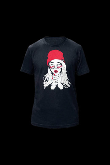 RAW Smoking Girl T-Shirt - RAW Smoking Girl T-Shirt