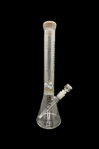 Thunder Glass Aventurine Beaker | Bongs & Water Pipes