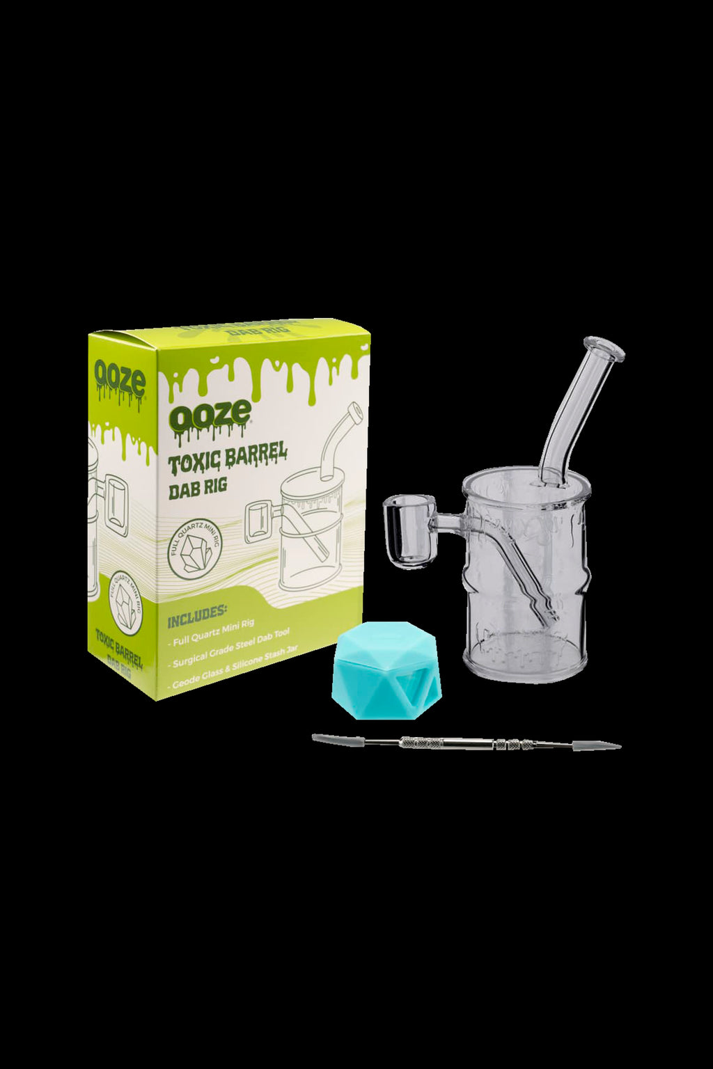 Ooze Quartz Mini Rig - Toxic Barrel