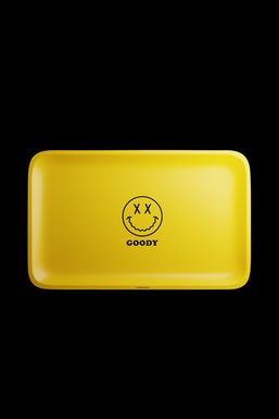 Goody Glass Yellow Big Face Rolling Tray
