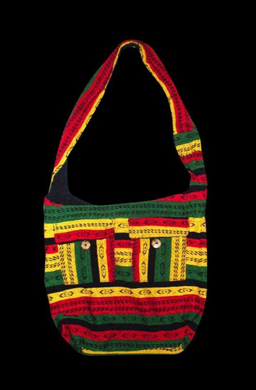 Hobo Bag With a Rasta Pattern