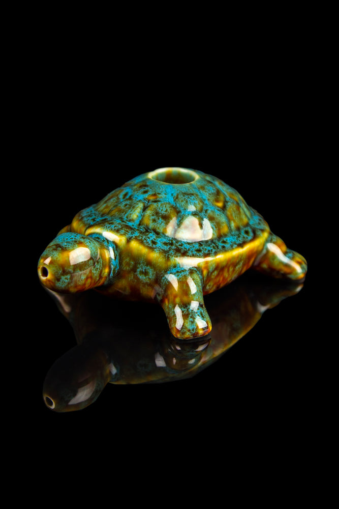 Made store To Order Glass Pipe turtle pod