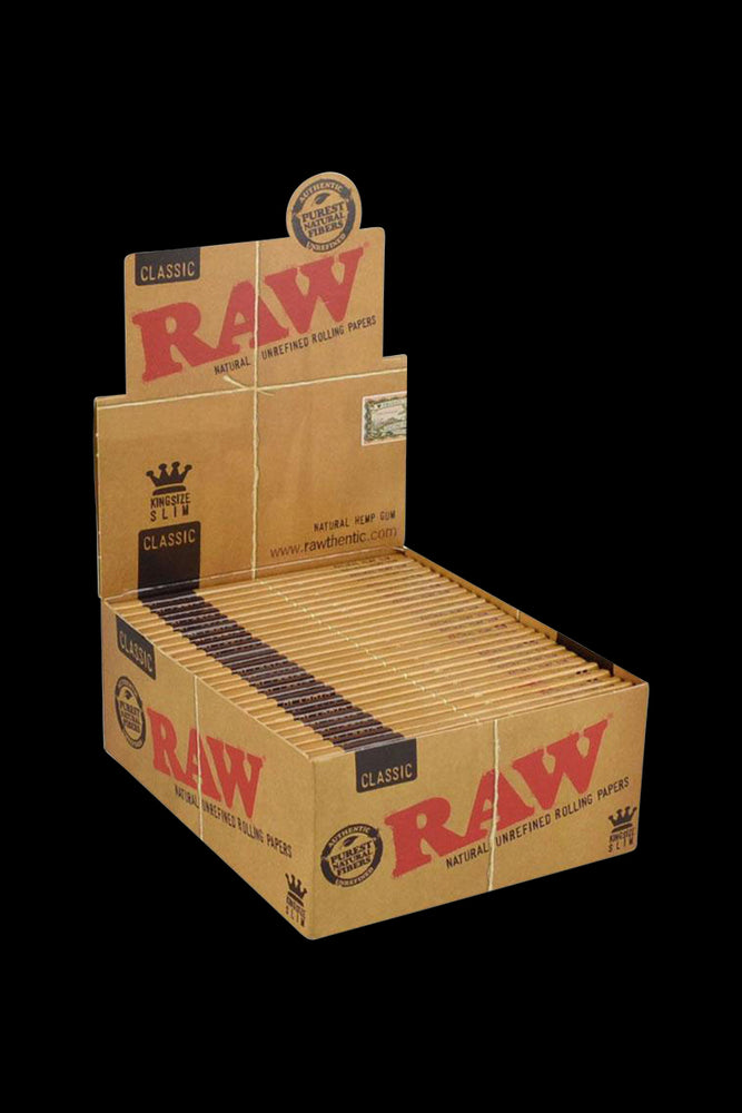 Full Box of 50 RAW Cigarette Rolling Paper Classic Kingsize Slim Free P&P  £17.79