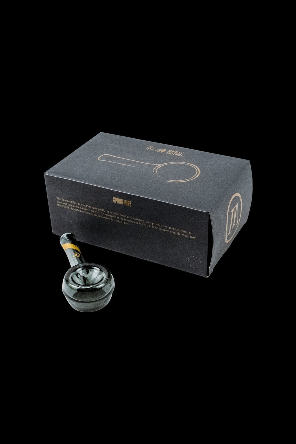 Marley Natural Smoked Glass Spoon Pipe / $ 39.99 at 420 Science