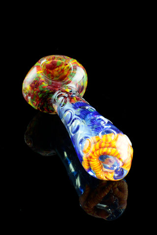 4.5 inch Marble Holed Hand Pipe | Spoons