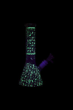 Ancient Symbols Glow in the Dark Water Pipe