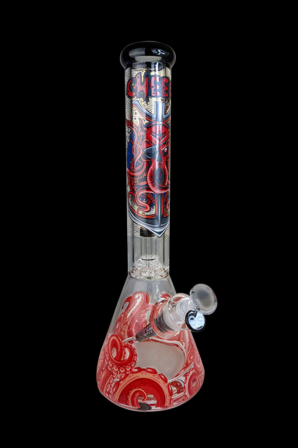 Cheech Glass Kraken Water Pipe - 15-inch Tall Heady Glass Bong