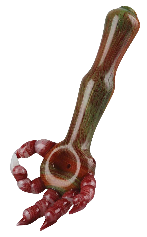 5 Devil Horns Spoon Glass Hand Smoking Pipe