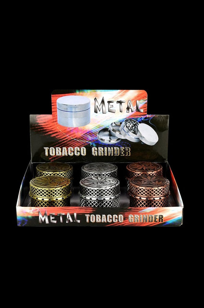 4-Piece Metal Grinder - 6 Pack