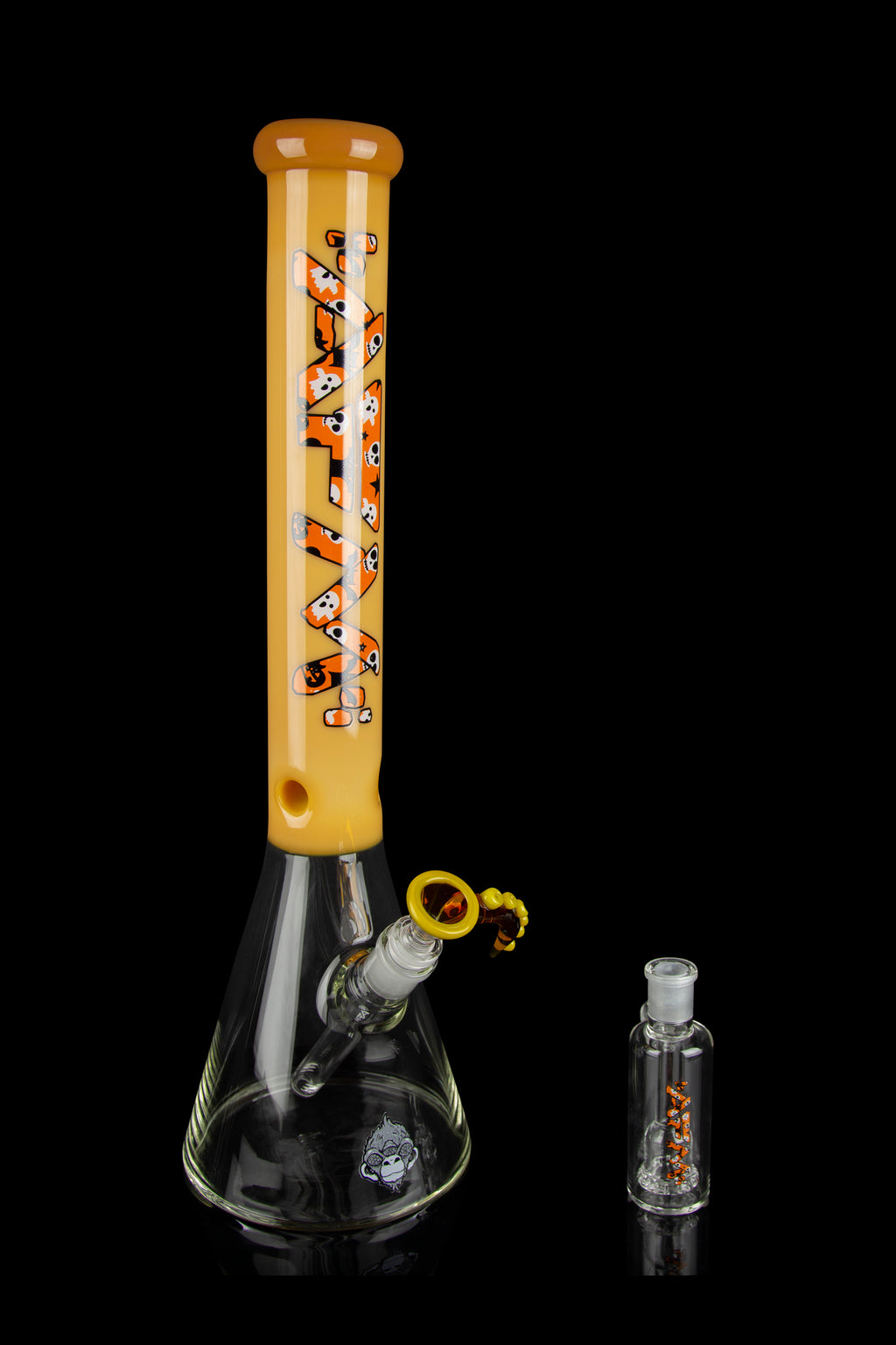 Halloween Beaker Water Pipe Medium, City of Vapors