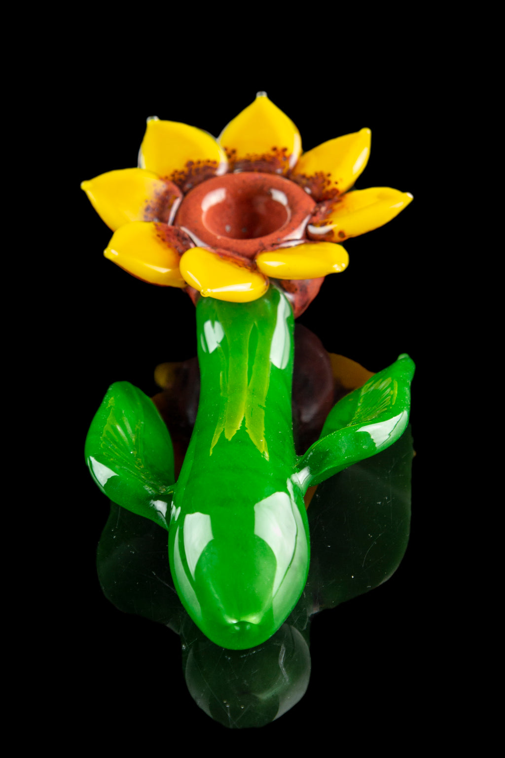 Empire Glassworks Sunflower Hand Pipe - Decorative and Functional