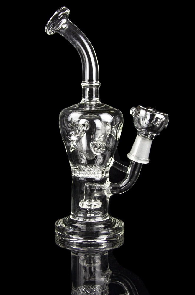 Honeycomb & Circ Perc Fab Egg Oil Rig The Popper