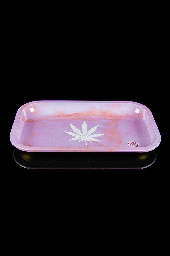Buy Gold Leaf Marble Rolling Tray // Cute Rolling Trays // Weed Trays //  420 Gifts // Girly Smoking Accessories Active Online in India 