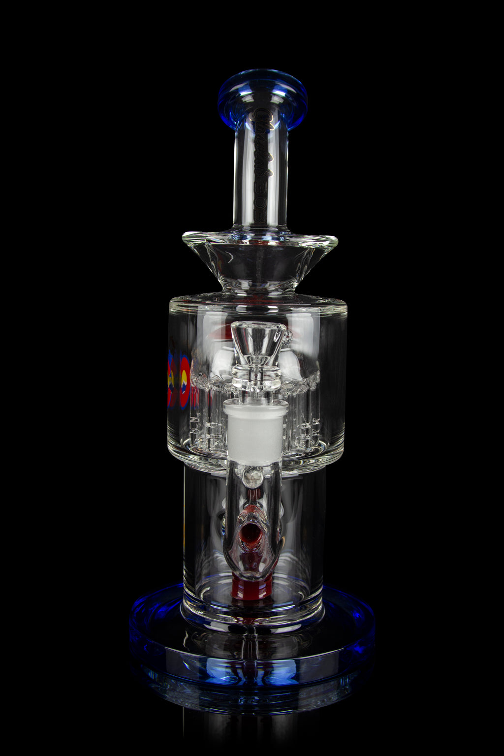 Glasslab 303 Bong, Fused Stem to 12 Arm Perc