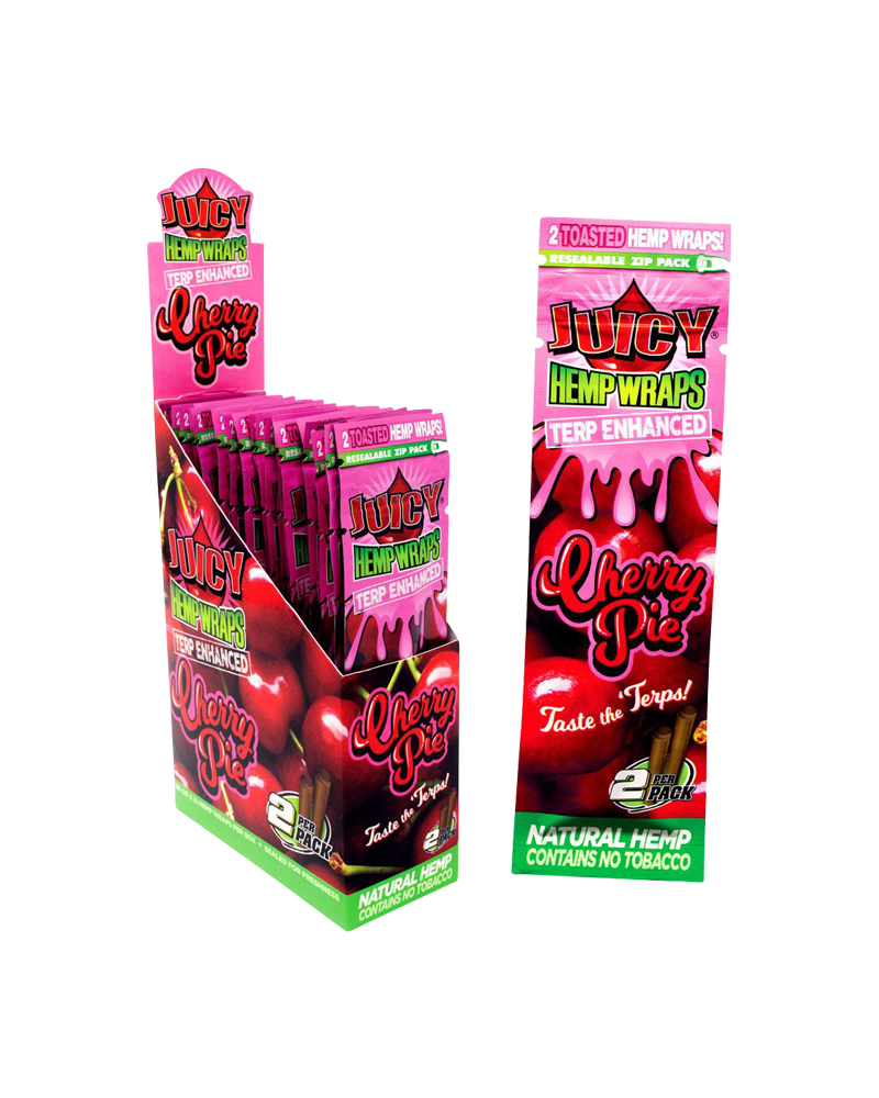 Juicy Terp Enhanced Flavored Hemp Wraps - 25 Pack