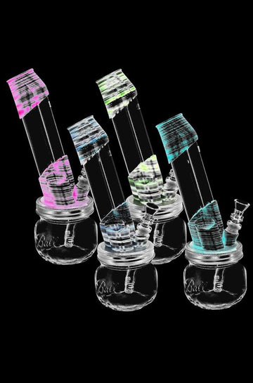 4pc Set Kayd Mayd Mason Jar Water Pipe | Saxee