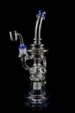 Bent Neck Matrix Recycler Water Pipe