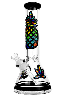 Psychedelic Pineapple Beaker Bong