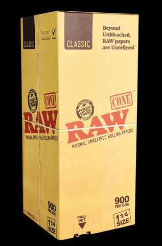 RAW Classic Cones- 900 Pack | Rolling Papers