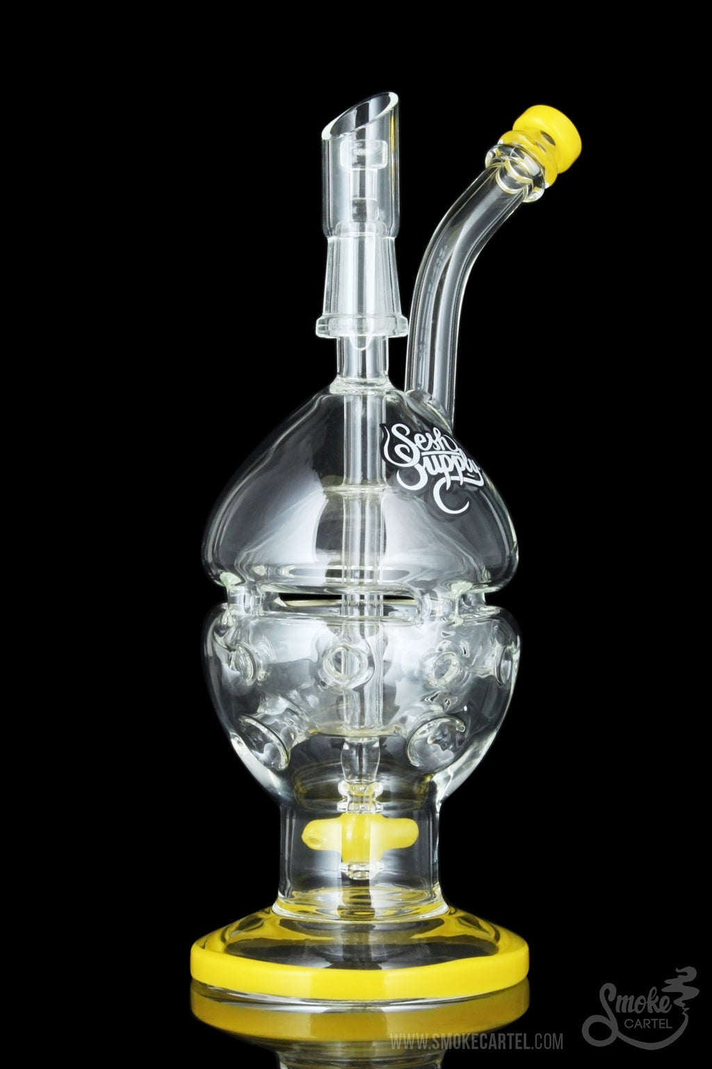 Honeycomb & Circ Perc Fab Egg Oil Rig The Popper