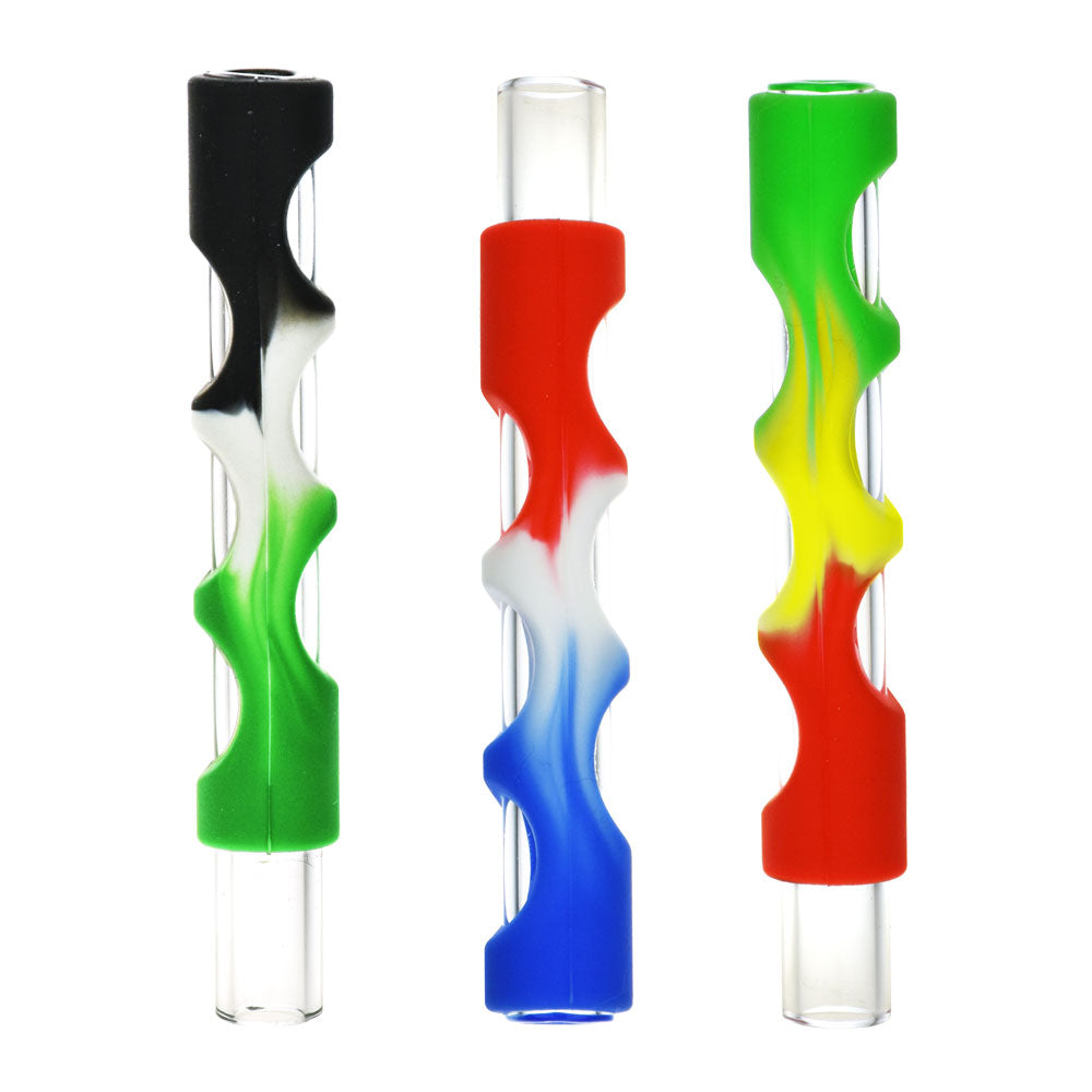 3.5 OG Glass Chillum with Silicone Cover