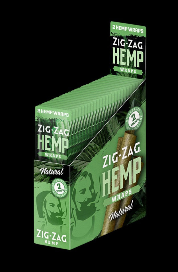 Zig Zag Hemp Wraps 25 Pack