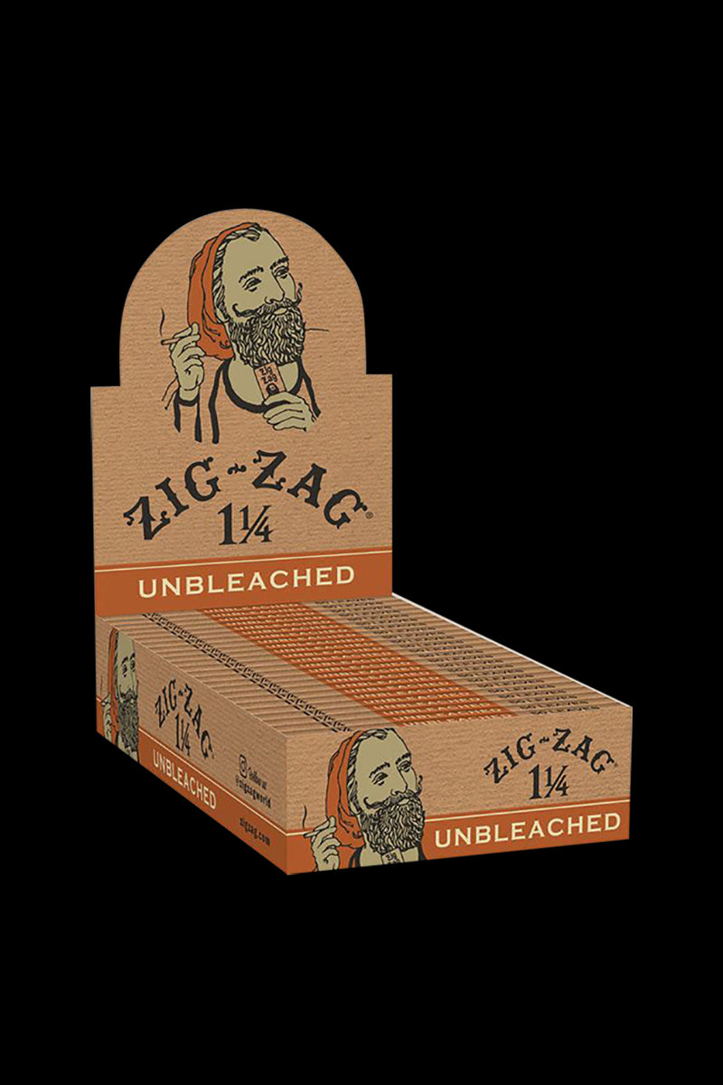 1 1/4 Size Brown Unbleached Smoking Rolling Papers