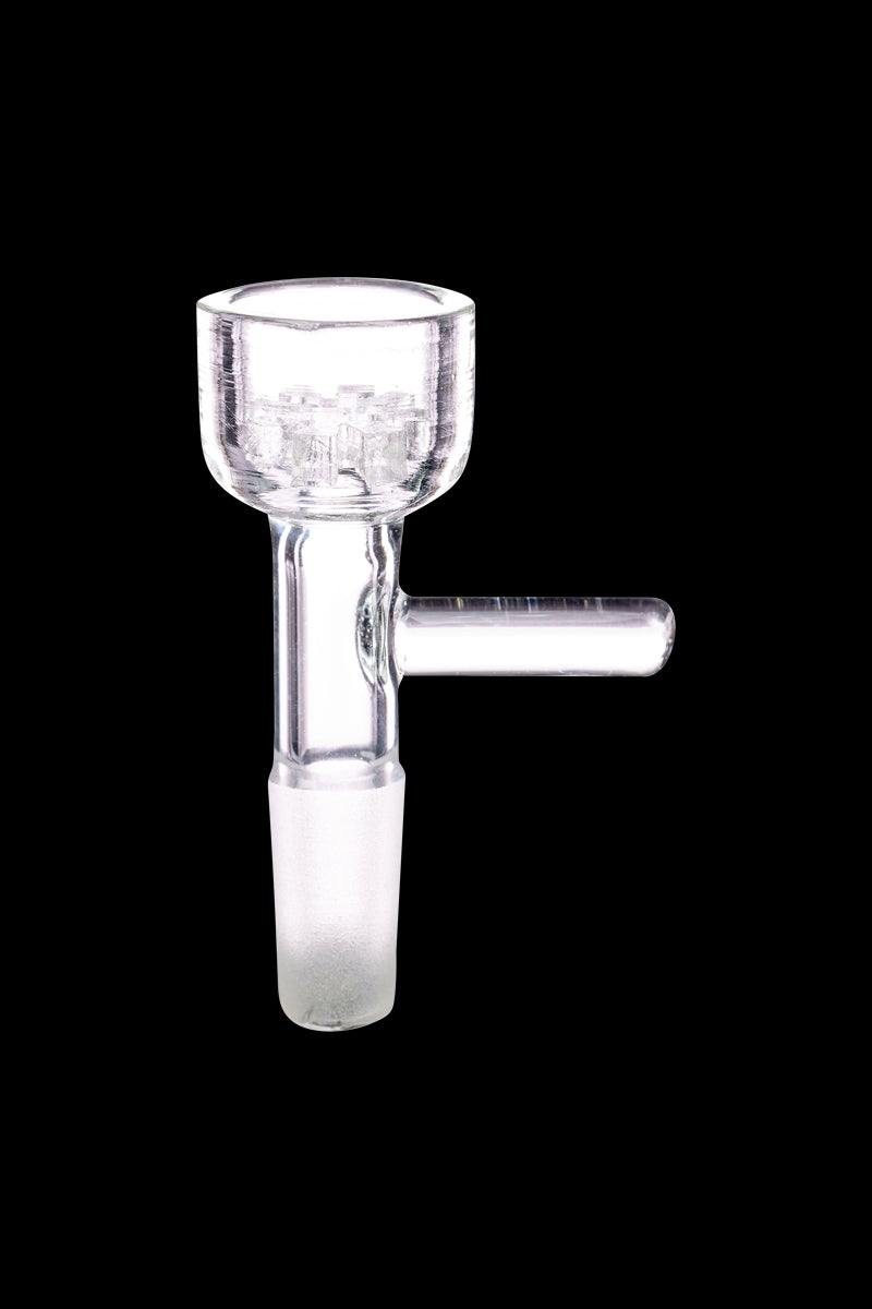 Clear Bowl w/ Glass Screen 14mm - Sunflower Pipes Brooklyn's Best Smoke Shop