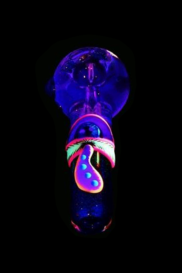 Freezable Glycerin Glitter Glow Spoon Pipe - Enjoy Cool, Flavorful Hits