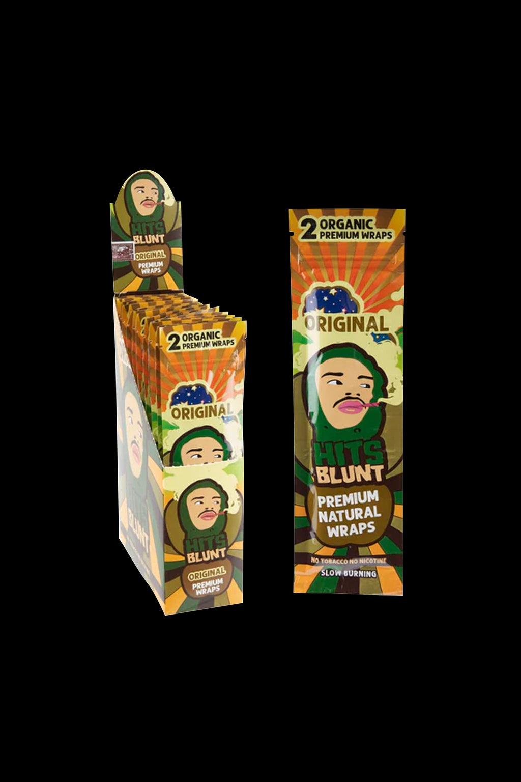 Glass Blunt Holder - Double Passion - Exclusively For Jungle Blunts -  Premium Organic Wraps