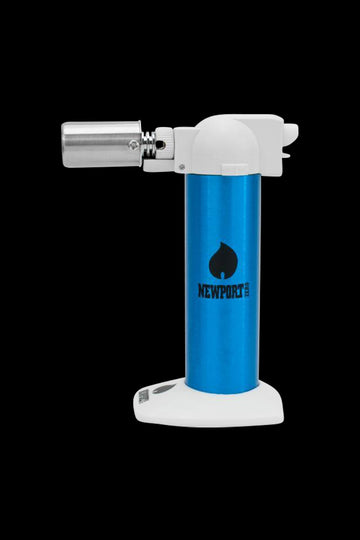 Newport Butane Torch Lighter | 6 Inch | Blue - Newport Butane Torch Lighter - 6 Inch