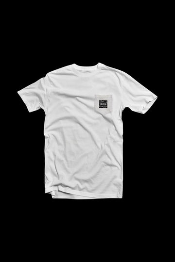 White / Small - Kannastör Pocket Logo T-ShirtWhite / Medium - Kannastör Pocket Logo T-ShirtWhite / Large - Kannastör Pocket Logo T-ShirtWhite / XL - Kannastör Pocket Logo T-ShirtWhite / XXL - Kannastör Pocket Logo T-Shirt