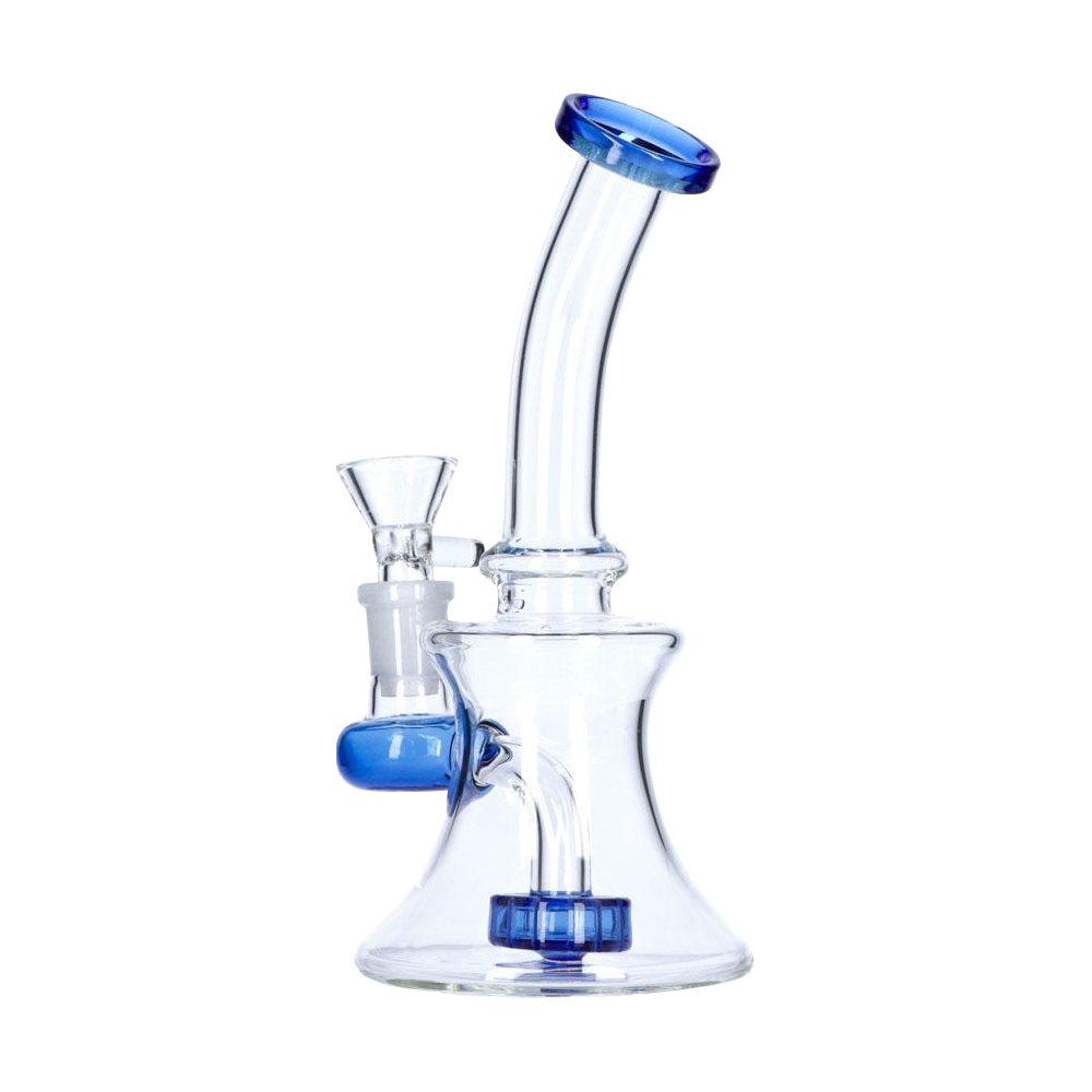 Mini Hourglass Bong with Showerhead Diffuser - 6 Inch