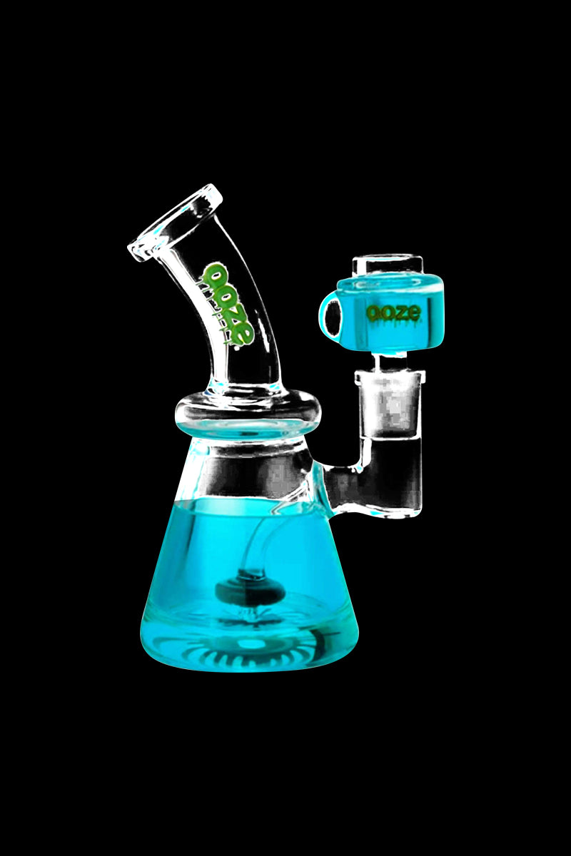 Ooze Blaster - Silicone Glass 4-in-1 Hybrid - Aqua Teal